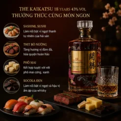 Rượu Kaikatsu 18 Years 43% 700ml