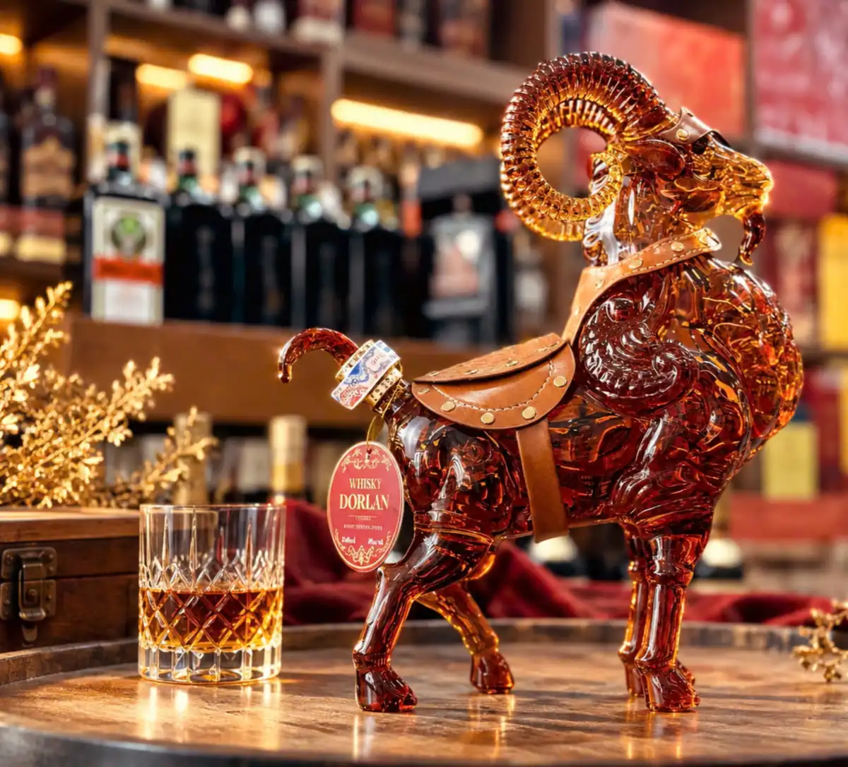 Rượu Linh Vật Dê Whisky Dorlan 2027 Rượu linh vật dê Whisky Dorlan 2027 toàn cảnh