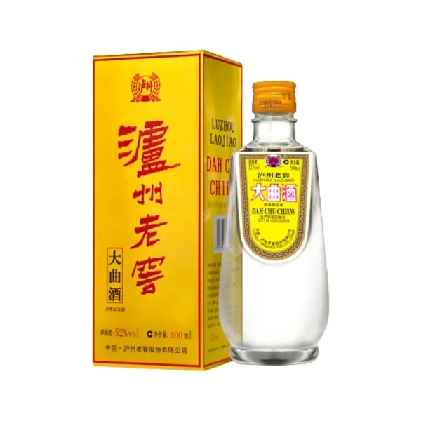 Rượu Luzhou Laojiao Daqu 52 Độ 500ml Rượu Luzhou Laojiao Daqu Đại Khúc 52 độ 500ml kèm hộp vàng chính hãng