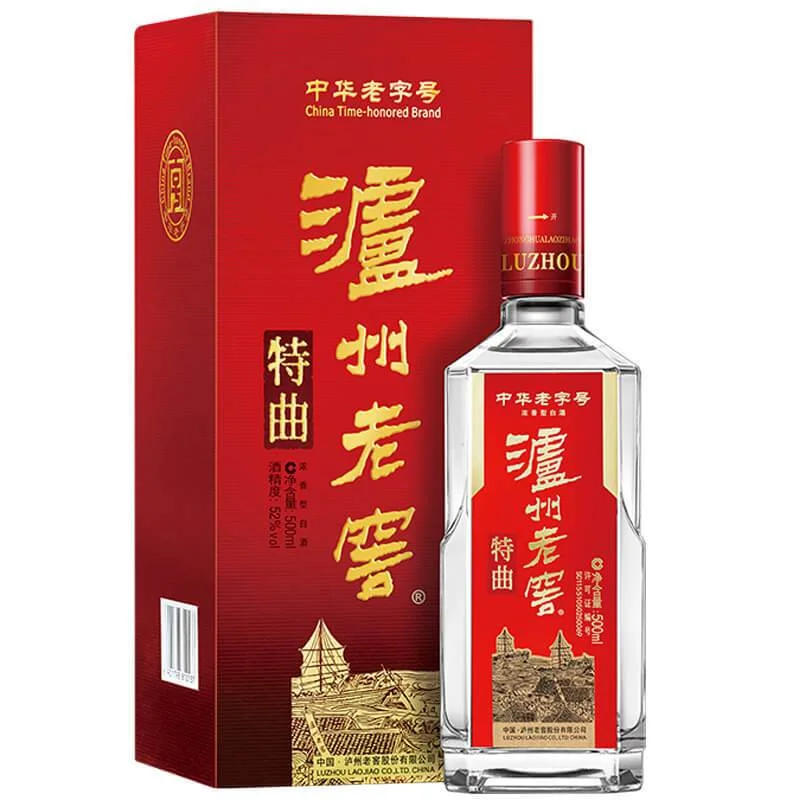 Rượu Luzhou Laojiao Tequ 52 Độ 500ml Rượu Luzhou Laojiao Tequ Đặc Khúc 52 độ 500ml kèm hộp đỏ chính hãng