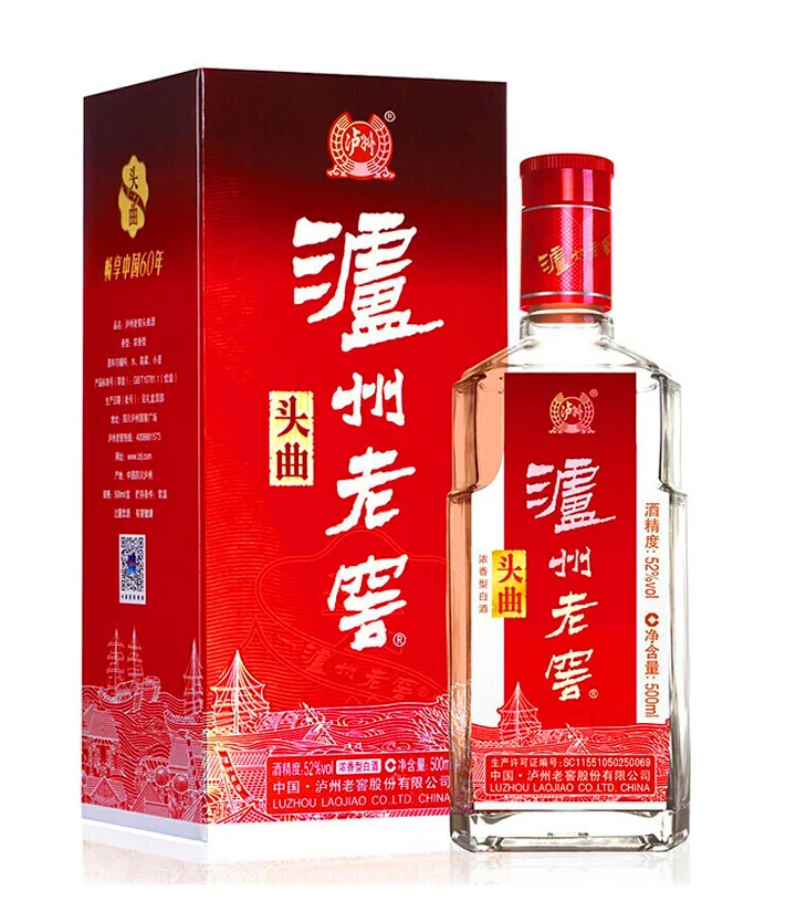 Rượu Luzhou Laojiao Touqu 52 Độ 500ml Rượu Luzhou Laojiao Touqu Đầu Khúc 52 độ 500ml kèm hộp đỏ chính hãng