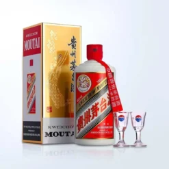 Rượu Mao Đài Phi Thiên Kweichow Moutai 500ml chính hãng kèm hộp và 2 ly