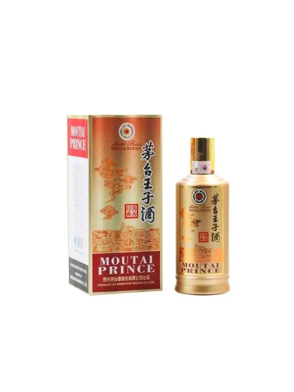 Rượu Mao Đài Vương Tử (Moutai Prince) 53 Độ 500ml Rượu Mao Đài Vương Tử Moutai Prince 500ml chai vàng chính hãng kèm hộp quà