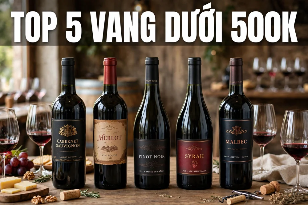 TOP 5 VANG DƯỚI 500K