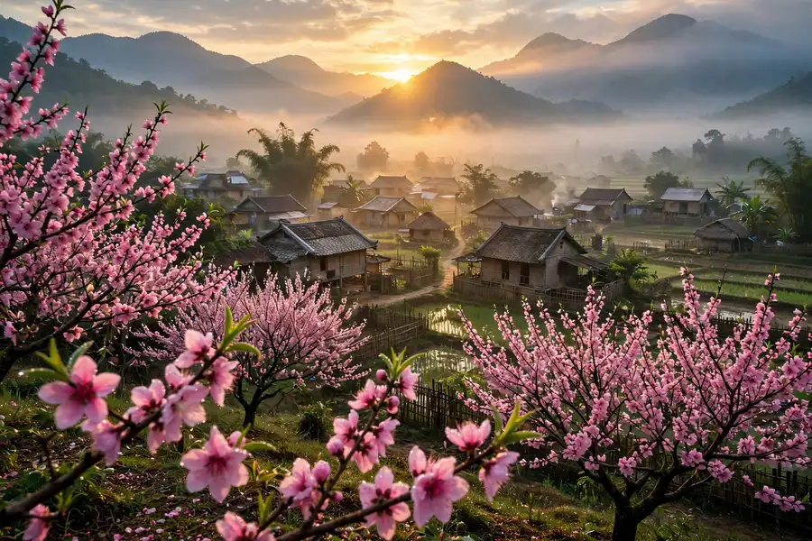 Bình minh mùng 1 Tết Đinh Mùi 2027
